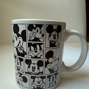Mickey Mouse Comic Mug - Black and White